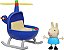 Peppa Pig Helicóptero da Rebecca - F2742 Hasbro - Imagem 1