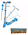 Patinete Infantil Divertido Panda Até 50kg Azul - 8735 - Zippy Toys - Imagem 4