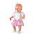 Boneca Nenezinho Vestido Rosa e Branco 44 cm - 3000056 Estrela - Imagem 2