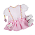 Boneca Nenezinho Vestido Rosa e Branco 44 cm - 3000056 Estrela - Imagem 4