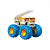 Hot Wheels 1:64 - 5 Alarm Monster Trucks Brilha no Escuro - HCB50/HWC80 Mattel - Imagem 4