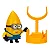 Mega Minion Gus - 10cm - Meu Malvado Favorito 4 - 7312 - Candide - Imagem 1