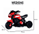 Mini Moto Elétrica Infantil 6v Race Vermelha Com Som - 3004 - Unitoys - Imagem 2