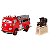 Carros Disney Cars Vermelho e Stanley - DXV99 Mattel - Imagem 1