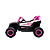 Quadriciclo Utv Eletrico 12V R3 com Controle Remoto Rosa 1270 - Bang Toys - Imagem 2