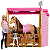 Barbie Conjunto de Estábulo Com Boneca E Cavalo - HXJ44  Mattel - Imagem 2
