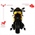 Moto Infantil Elétrica Amarela 12V Esportiva - 1221 - Bang Toys - Imagem 3