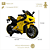 Moto Infantil Elétrica Amarela 12V Esportiva - 1221 - Bang Toys - Imagem 2