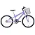 Bicicleta Aro 20 Kiss com Cesta Freio V-Brake - Lilas - 056 Free Action - Imagem 1