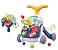 Andador Infantil Fundo do Mar Bebê Amarelo e Azul - 10407 - Zippy Toys - Imagem 1