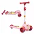 Patinete Infantil Urso Fofo Rosa Até 50kg - DMR6807 - Dm Toys - Imagem 2
