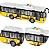 Ônibus City Driver Fricção C/ Luz e Som Amarelo - Cardoso - Imagem 2