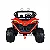 Carrinho Elétrico Jipe Vermelho 12V Tração 4 Rodas Rádio - 1301- Bang Toys - Imagem 2