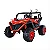 Carrinho Elétrico Jipe Vermelho 12V Tração 4 Rodas Rádio - 1301- Bang Toys - Imagem 1