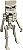 Minecraft  Figura de ação Esqueleto e acessórios - JFR44 - Mattel - Imagem 3