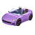 Carro Conversivel Da Barbie Roxo - HBY29 - Mattel - Imagem 2
