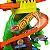 Hot Wheels City Pista T-Rex x Quartel de Bombeiros - JBM73 - Mattel - Imagem 4