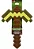 Minecraft Arma De Batalha - Picareta De Ouro - HFF59 - Mattel - Imagem 3