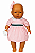 Boneca Meu Bebê Negra Vestido Rosa - 3000060 - Estrela - Imagem 1
