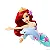 Boneca Princesa Ariel e Sebastian - Fundo do Mar com Golfinho - JFC39 - Mattel - Imagem 4