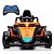 Carro Elétrico Infantil Formula 1 Mclaren Azul 12v C/ Controle Remoto - ZIPPY TOYS - Imagem 4