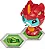 Bakugan - Figura Cubbo vermelho - 2086 - Sunny - Imagem 2