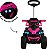 Quadriciclo Eletrico 2 em 1 Pimpi Flash Wheels 6V- Rosa - 21006 - Imagem 4