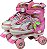 Patins Quad Sereia Rosa Tamanho 30-33 (P) - 2649 - Unitoys - Imagem 5