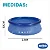 Piscina inflavel 1900 Litros 2,15M X 63cm Azul - 001049 Mor - Imagem 3