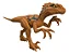 Jurassic World Mini Figura Velociraptor - JKT64 - Mattel - Imagem 2