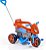 Triciclo Infantil Andador Moto Rider - Azul e Vermelho 896 - Usual - Imagem 1