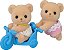 Sylvanian Families Gemeos Urso Biscoito 5853 Epoch - Imagem 2