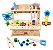 Bancada de Ferramentas de Madeira Montessori Brinquedo Educativo - YK1236 - Imagem 1
