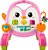 Andador Pinguim Rosa Musical Fisher Price Mattel - JMC67 - Imagem 2