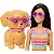 Boneca Barbie Patinadora Morena com Cachorro Patinador - Mattel JMJ43 - Imagem 2