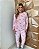 Pijama Fleece Vegano 100% Algodão Estampa de Coração - Imagem 2