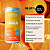 R$8,49 CADA UN - Pack com 12 Refrigerantes Vegano Natural DÊVI Laranja 269ml - Imagem 3
