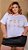 TSHIRT NO ALGODÃO PLUS SIZE AMOR, PAZ, FÉ PERÓLA- BRANCA - Imagem 1