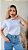 TSHIRT FEMININA BÁSICA GOLA ALTA- BRANCA - Imagem 2
