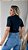 TSHIRT FEMININA BÁSICA GOLA ALTA- PRETA - Imagem 4