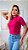 TSHIRT FEMININA BÁSICA GOLA ALTA- ROSA PINK - Imagem 2