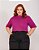 BLUSA GOLA ALTA PLUS SIZE BÁSICA - ROXO - Imagem 3