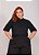 BLUSA GOLA ALTA PLUS SIZE BÁSICA - PRETA - Imagem 2