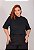 BLUSA GOLA ALTA PLUS SIZE BÁSICA - PRETA - Imagem 3