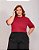 BLUSA GOLA ALTA PLUS SIZE BÁSICA - MARSALA - Imagem 3