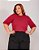 BLUSA GOLA ALTA PLUS SIZE BÁSICA - MARSALA - Imagem 2