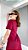VESTIDO ALGODÃO LISO COM FENDA  - MARSALA - Imagem 2