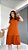 VESTIDO ALGODÃO BABADO LISO  - TERRA COTA - Imagem 1