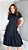 VESTIDO ALGODÃO BABADO LISO  - PRETO - Imagem 1