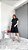 VESTIDO ALGODÃO BABADO LISO  - PRETO - Imagem 3